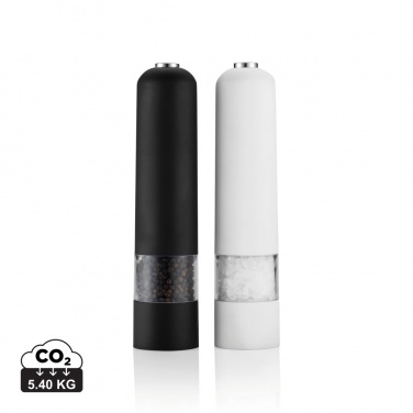 Logo trade promotional products picture of: Electric pepper and salt mill set