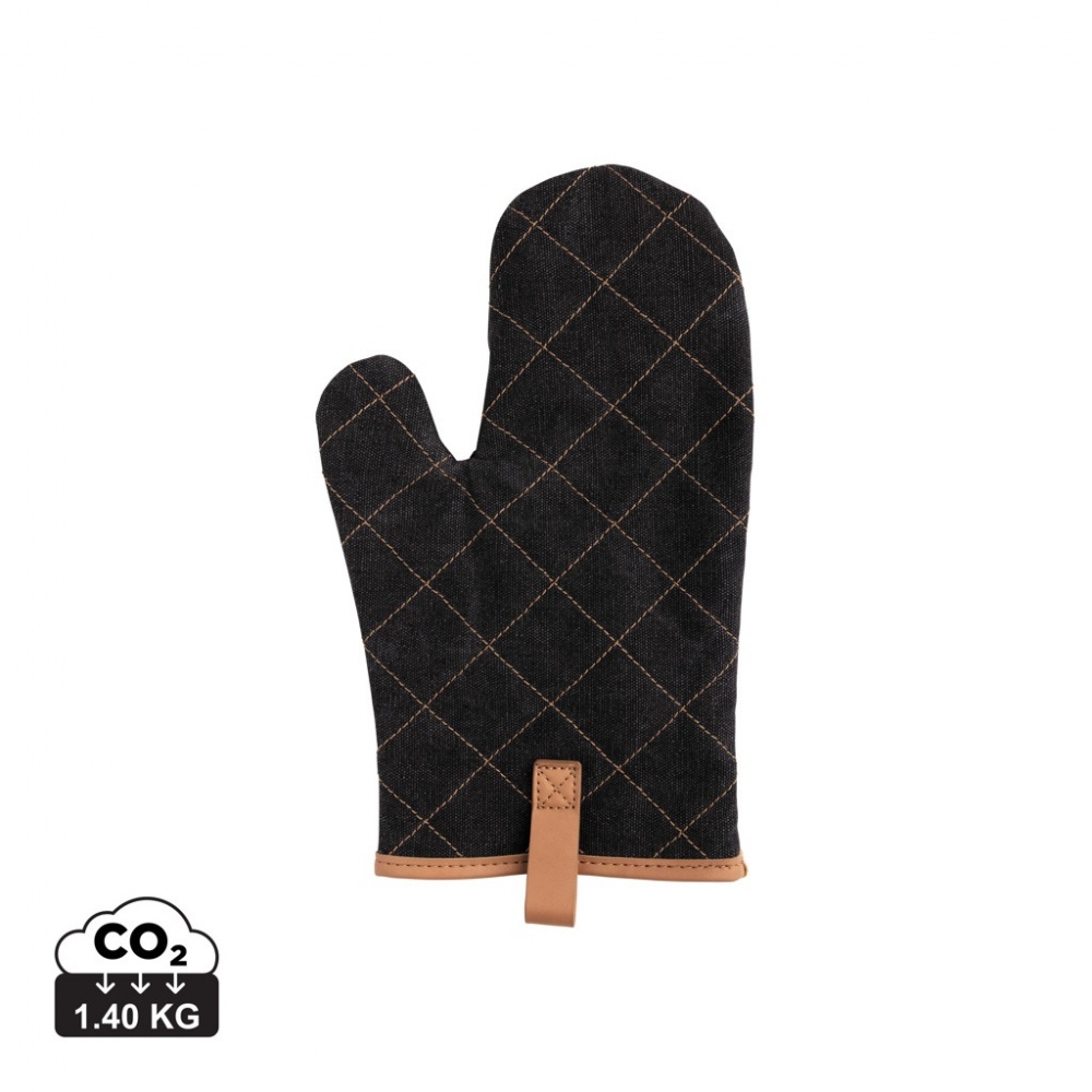 Logo trade promotional merchandise picture of: Deluxe canvas oven mitt