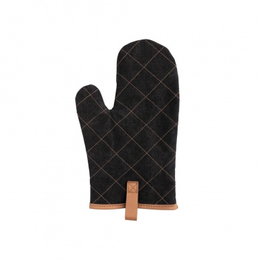 Logo trade promotional items image of: Deluxe canvas oven mitt