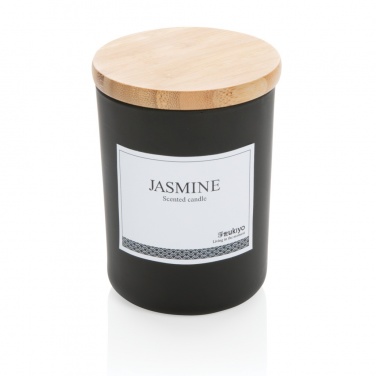 Logotrade promotional merchandise photo of: Ukiyo deluxe scented candle with bamboo lid