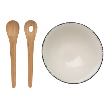 Logotrade advertising products photo of: Ukiyo salad bowl with bamboo salad server