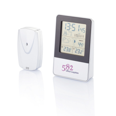 Logo trade advertising products picture of: Indoor/outdoor weather station