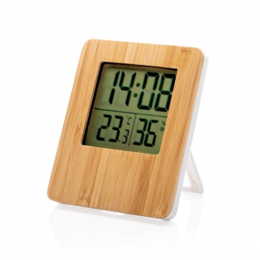 Logotrade promotional giveaways photo of: Bamboo weather station