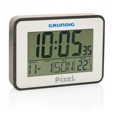 Logo trade promotional item photo of: Grundig weatherstation alarm and calendar