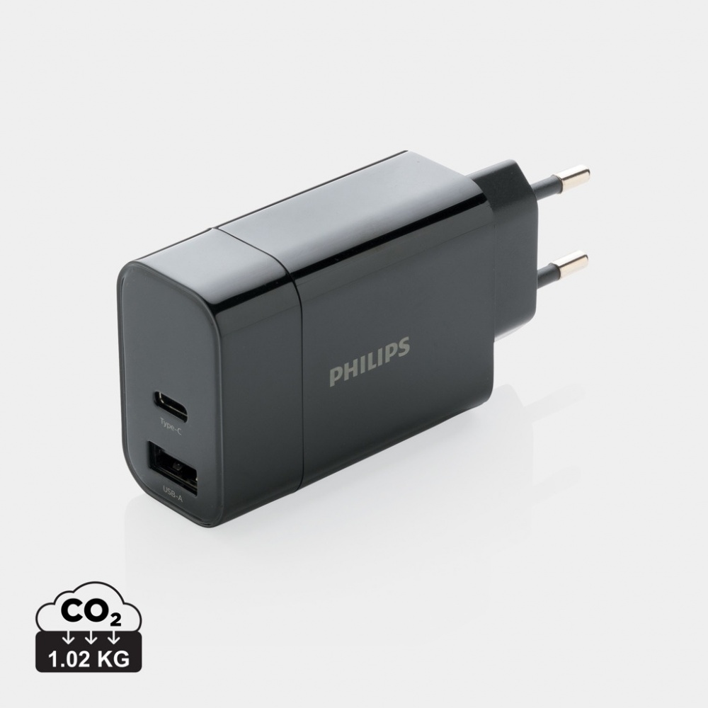 Logo trade advertising products picture of: Philips ultra fast PD wall charger