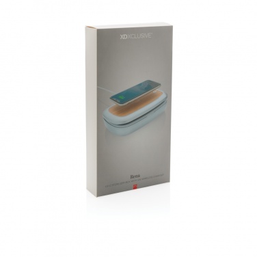 Logo trade promotional merchandise image of: Rena UV-C steriliser box with 5W wireless charger