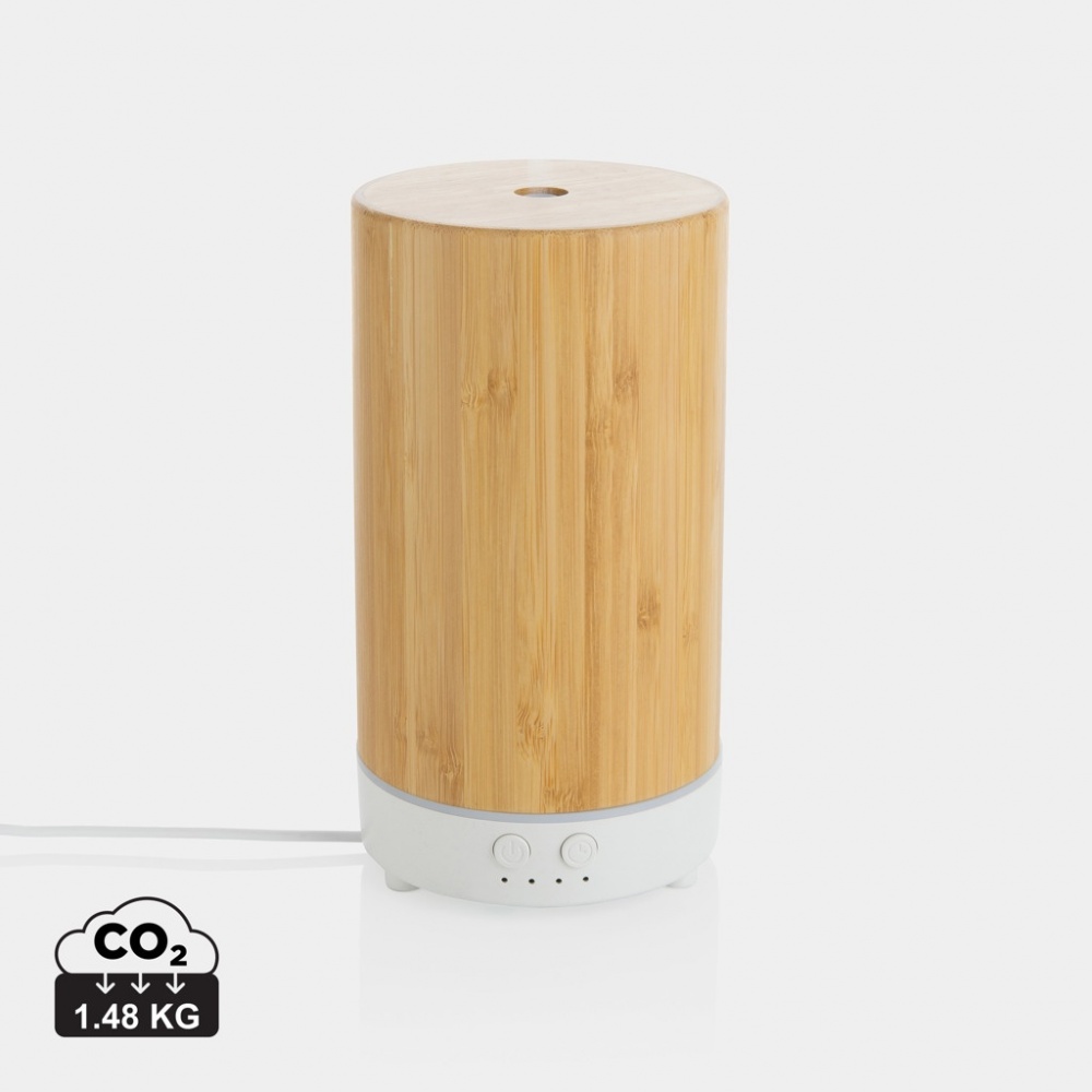 Logo trade promotional gift photo of: RCS recycled plastic and bamboo aroma diffuser