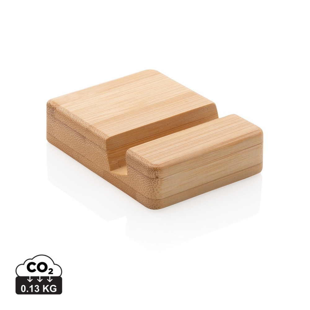 Logo trade promotional items picture of: Bamboo phone stand XD