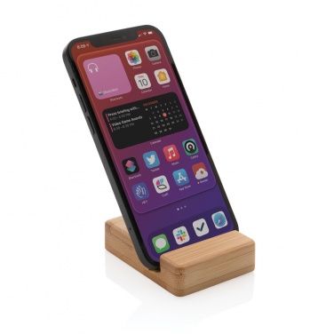 Logotrade advertising product picture of: Bamboo phone stand XD