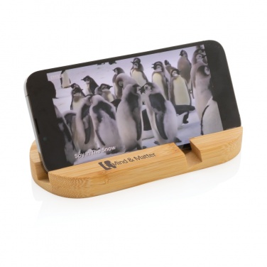 Logotrade promotional giveaway image of: Bamboo tablet and phone holder