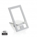 SnapStand RCS recycled plastic foldable phone stand, white