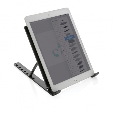 Logotrade advertising products photo of: Terra RCS recycled aluminium universal laptop/tablet stand