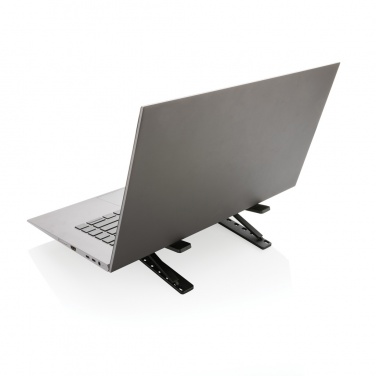 Logo trade corporate gifts picture of: Terra RCS recycled aluminium universal laptop/tablet stand