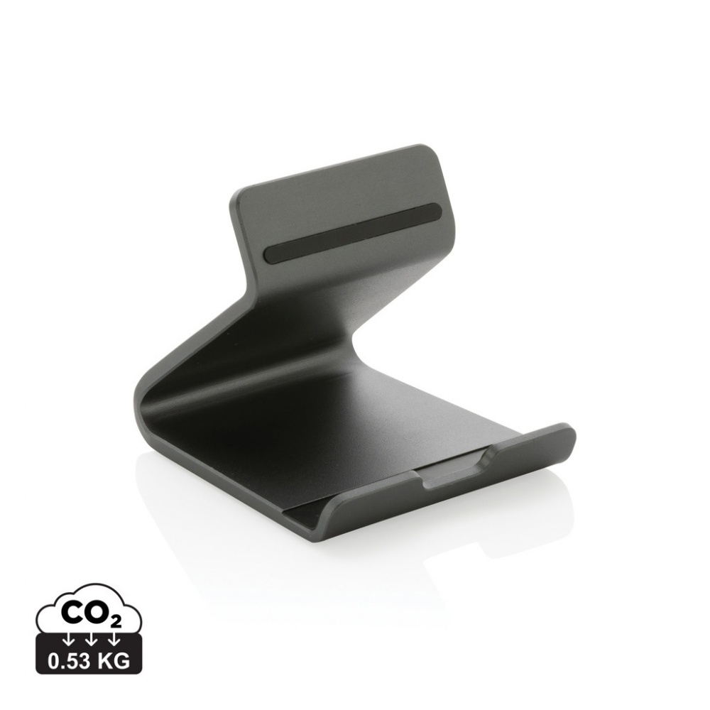 Logo trade promotional item photo of: Terra RCS recycled aluminium tablet & phone stand