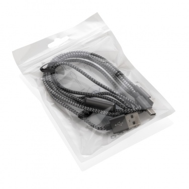 Logotrade promotional giveaway picture of: 3-in-1 braided cable