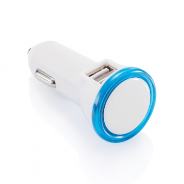 Logo trade promotional items picture of: Powerful dual port car charger