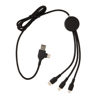 Logo trade promotional giveaways picture of: Light up logo 6-in-1 cable