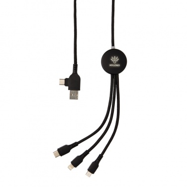 Logo trade promotional giveaways picture of: Light up logo 6-in-1 cable