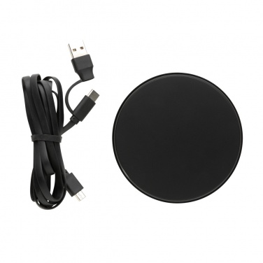 Logotrade promotional items photo of: RCS standard recycled plastic 10W wireless charger