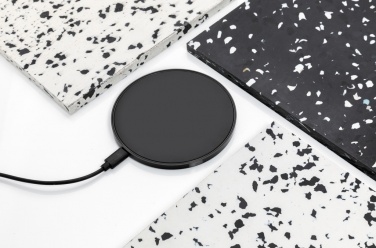Logotrade promotional giveaway image of: RCS standard recycled plastic 10W wireless charger