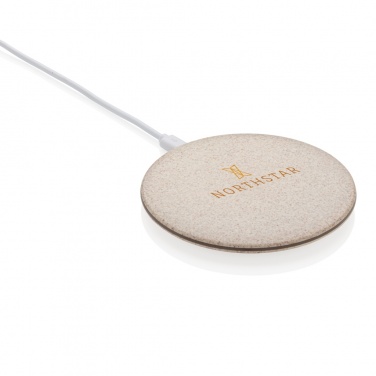 Logotrade promotional item image of: 5W Wheat straw wireless charger