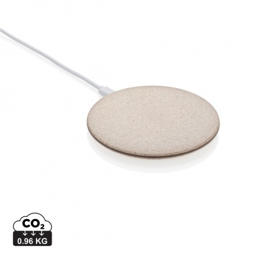 Logotrade promotional products photo of: 5W Wheat straw wireless charger