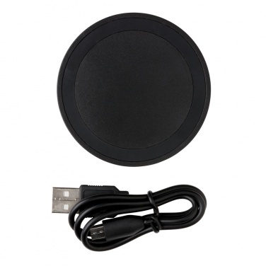 Logo trade promotional gifts picture of: 5W wireless charging pad round