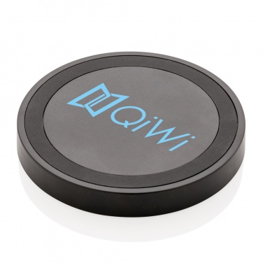 Logo trade corporate gifts image of: 5W wireless charging pad round