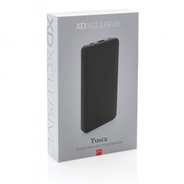 Logotrade promotional giveaway image of: Tusca 10.000 mAh PU powerbank