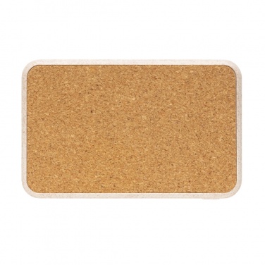 Logotrade corporate gift picture of: Cork and Wheat 5.000 mAh pocket powerbank