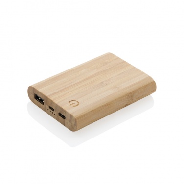 Logotrade promotional gifts photo of: Bamboo 5.000 mAh powerbank