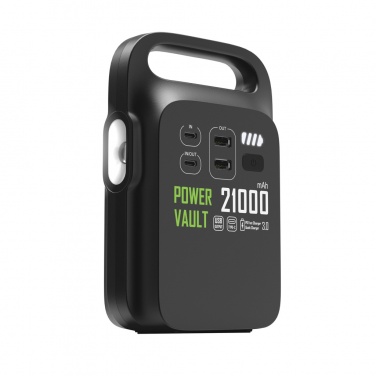 Logotrade promotional giveaway image of: Power Vault RCS rplastic 21000 mAh portable power station