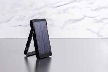 Logotrade promotional merchandise picture of: Skywave RCS recycled plastic solar powerbank 10000 mAh