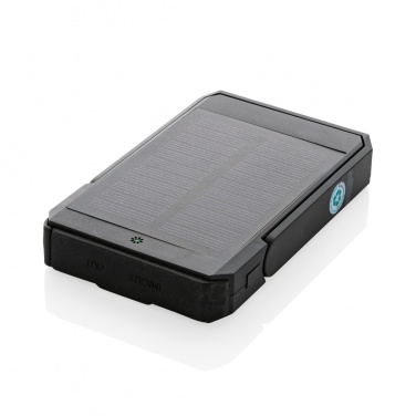 Logotrade promotional products photo of: Skywave RCS rplastic solar powerbank 5000 mAh 10W wireless