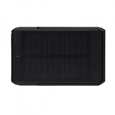 Logo trade promotional merchandise picture of: Skywave RCS rplastic solar powerbank 5000 mAh 10W wireless