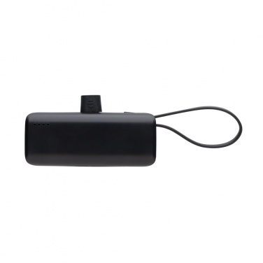 Logo trade business gifts image of: Powerlink RCS rplastic 3000 mah powerbank USB C connector