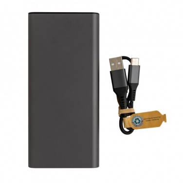 Logo trade promotional products picture of: Terra RCS recycled 20W aluminium powerbank 20.000 mAh