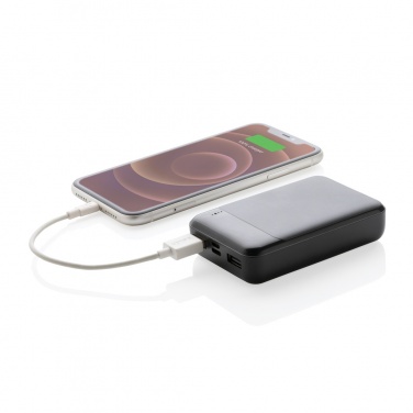 Logo trade promotional products picture of: RCS standard recycled plastic 10.000 mAh powerbank