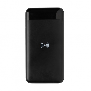 Logo trade promotional gifts picture of: RCS standard recycled plastic wireless powerbank