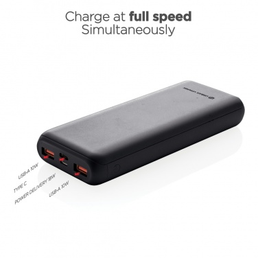 Logo trade advertising product photo of: Urban Vitamin Pasadena 20.000 mAh 18W PD powerbank