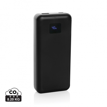 Logo trade promotional giveaways image of: Gridley RCS rplastic 20000 65W laptop powerbank