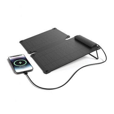 Logo trade advertising products image of: Solarpulse rplastic portable Solar panel 10W