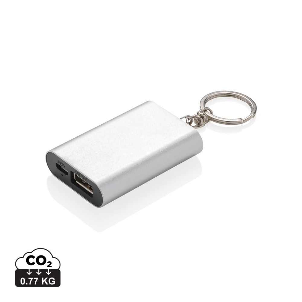 Logo trade corporate gifts picture of: 1.000 mAh keychain powerbank