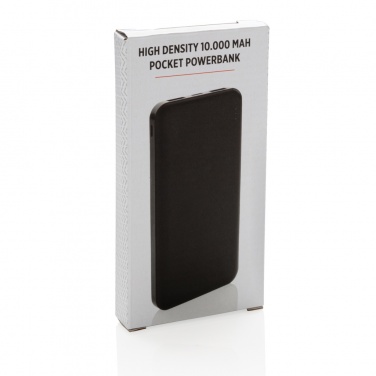 Logotrade promotional merchandise photo of: High Density 10.000 mAh Pocket Powerbank