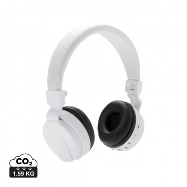 Logo trade promotional giveaways image of: Foldable wireless headphone