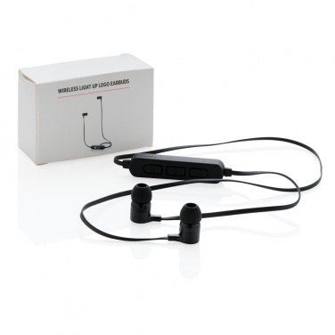 Logo trade corporate gift photo of: Light up logo wireless earbuds