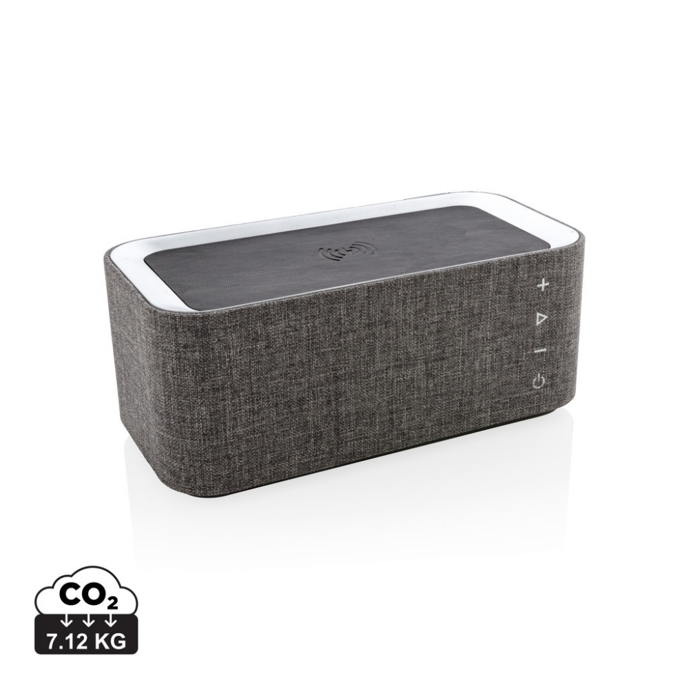 Logotrade promotional giveaway image of: Vogue wireless charging speaker