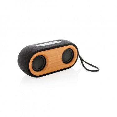 Logotrade promotional giveaway image of: Bamboo X double speaker