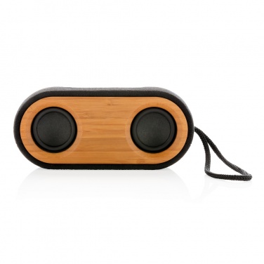 Logotrade promotional gift picture of: Bamboo X double speaker