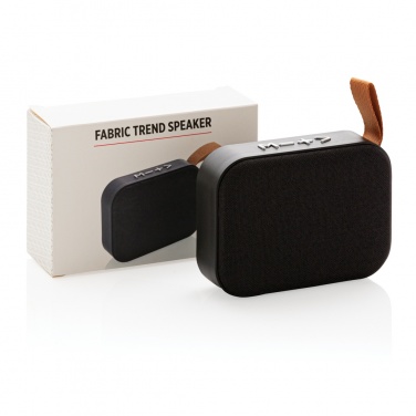 Logo trade corporate gift photo of: Fabric trend speaker